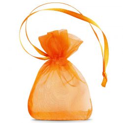 Organza bags 7 x 9 cm (SDB) - orange Orange bags