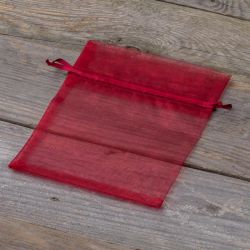 Organza bags 12 x 15 cm - burgundy Lavender and scented dried filling