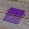 Organza bags 8 x 10 cm - dark purple Small bags 8x10 cm