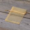 Organza bags 7 x 9 cm - gold Lavender and scented dried filling