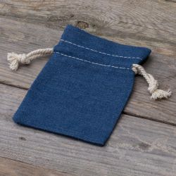Jeans bags 10 x 13 cm - blue Small bags
