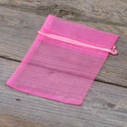 Organza bags 10 x 13 cm - pink Baby Shower
