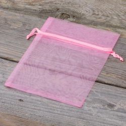 Organza bags 11 x 14 cm - pink Baby Shower