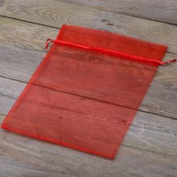 Organza bags 30 x 40 cm - red Bags with quick and easy closure