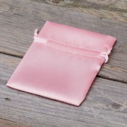 Satin bags 8 x 10 cm - light pink Small bags 8x10 cm