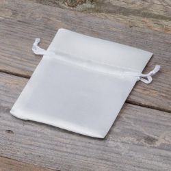 Satin bag 8 x 10 cm - white Small bags