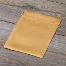 Satin bags 15 x 20 cm - gold Valentine's Day