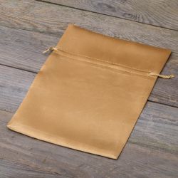 Satin bags 18 x 24 cm - gold Valentine's Day