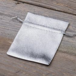 Metallic bags 8 x 10 cm - silver Occasional bags