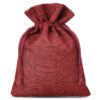 Advent Calendar jute pouches 12 x 15 cm & 13 x 18 cm burgundy and light brown Advent calendars