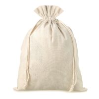 Pouch like linen bag 26 x 35 cm - natural Linen bags