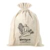 Bag like linen with printing 30 x 40 cm - for vegetables (PL) Shopping and kitchen storage solutions