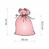 Jute bag 40 x 55 cm - natural / stars Jute Bags