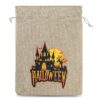 Halloween Burlap Bag (No.2) 30 x 40 cm - natural Jute Bags