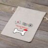 Bag like linen 35 x 50 cm with print Christmas