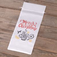 Satin pouch 16 x 37 cm with print – mulled wine All products