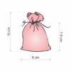 Burlap bags 8 x 10 cm - green Burlap bags / Jute bags
