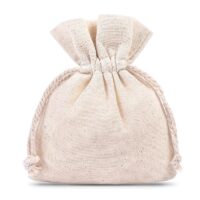 Cotton pouches 10 x 13 cm - natural Cotton bags