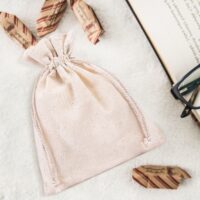 Cotton pouches 10 x 13 cm - natural DIY – creative sets