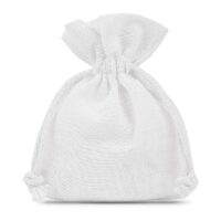 Cotton pouches 11 x 14 cm - white Small bags 11x14 cm