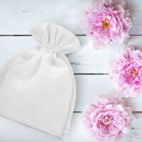 Cotton pouches 13 x 18 cm - white Baptism