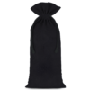 Cotton pouches 13 x 27 cm - black Medium bags 13x27 cm