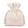 Cotton pouches 6 x 8 cm - natural Small bags 6x8 cm