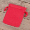 Cotton pouches 9 x 12 cm - red Women's Day