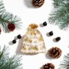 Organza bags 10 x 13 cm - Christmas Organza bags