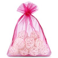 Organza bags 15 x 20 cm - fuchsia Fuchsia bags