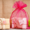 Organza bags 18 x 24 cm - fuchsia Medium bags 18x24 cm