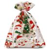 Organza bags 8 x 10 cm - Christmas / 5 Christmas bag
