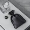 Satin bag 8 x 10 cm - black Halloween