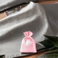 Satin bags 6 x 8 cm - light pink Small bags 6x8 cm