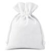 Velvet pouches 11 x 14 cm - white Small bags 11x14 cm