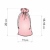 Velvet pouches 11 x 20 cm - red Red bags