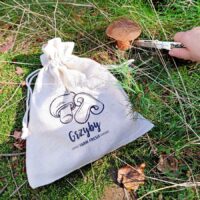 Bag like linen with printing 22 x 30 cm - for mushrooms Garden and domestic plants