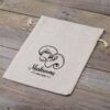 Bag like linen with printing 22 x 30 cm - for mushrooms Shopping and kitchen storage solutions