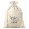 Bag like linen with printing 30 x 40 cm - for mushrooms Occasional bags