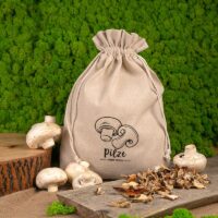 Bag like linen with printing 30 x 40 cm - for mushrooms Lifehacks – clever ideas