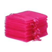 Organza bags 12 x 15 cm - fuchsia Lavender and scented dried filling