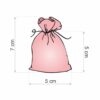 Organza bags 5 x 7 cm - olive green Table decoration