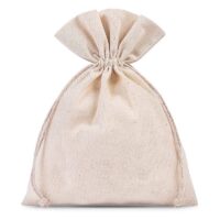 Cotton bags 22 x 30 cm - natural Large bags 22x30 cm