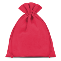 Cotton bags 22 x 30 cm - red Valentine's Day