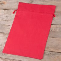 Cotton bags 26 x 35 cm - red Red bags