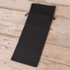 Cotton pouches 16 x 37 cm - black Handicraft packaging