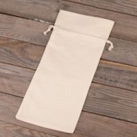 Cotton pouches 16 x 37 cm - natural Baby Shower