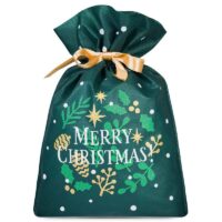 Nonwoven bags sized 20 x 30 cm, with Christmas-themed print Christmas bag