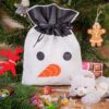 Nonwoven bags, sized 22 x 31 cm, with a snowman print All products