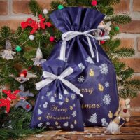 Nonwoven bags sized 30 x 45 cm, with Christmas-themed print All products